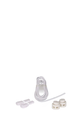 Batų raišteliai (white)  (100 cm) W1B004
